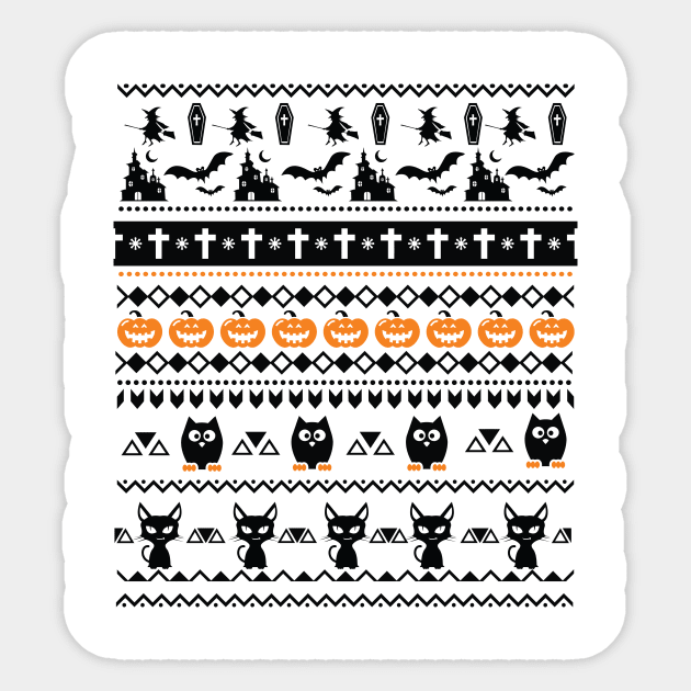 Halloween T Shirts - Halloween Sweater - Halloween Hoodie Sticker by mrsmitful